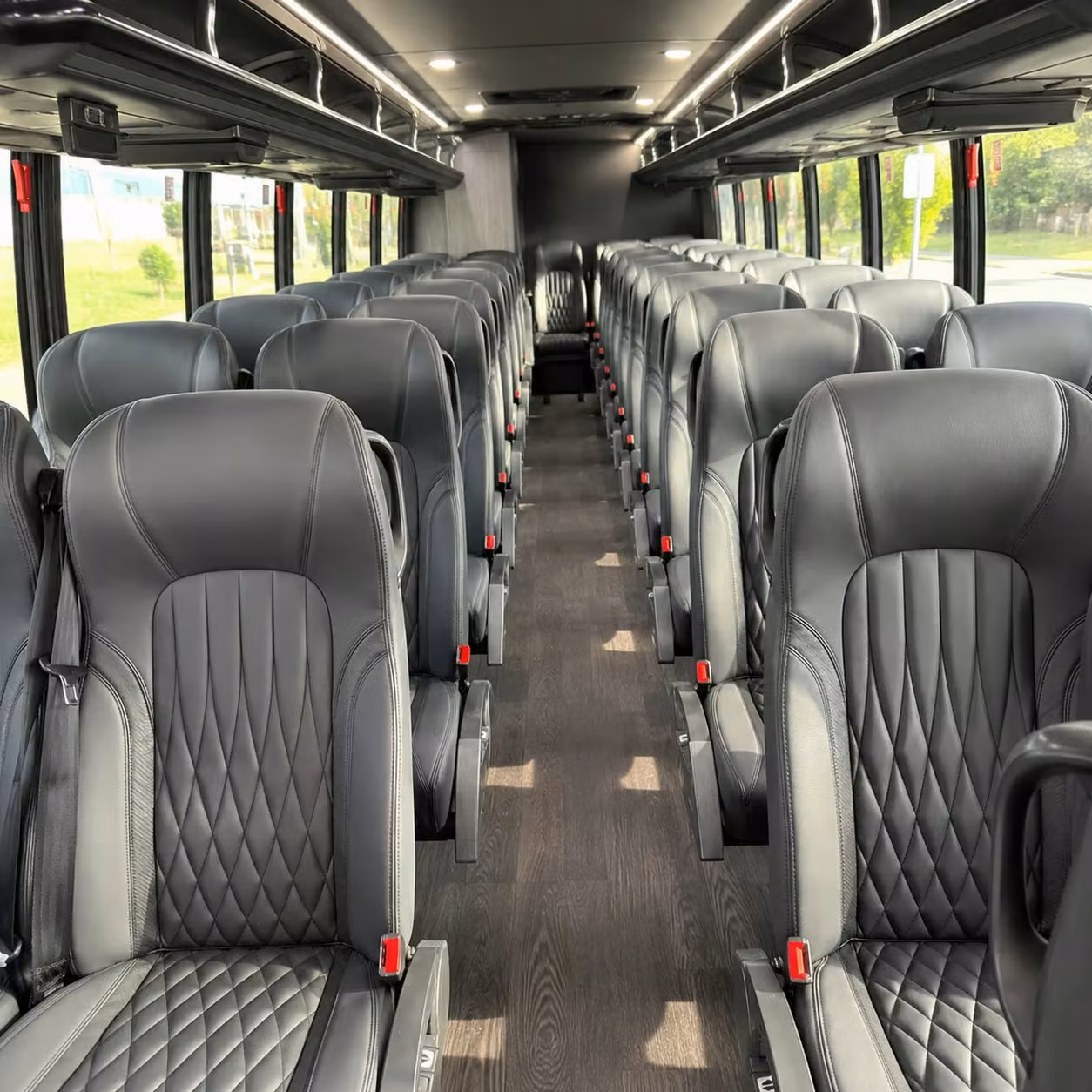 25 passenger minibus inside