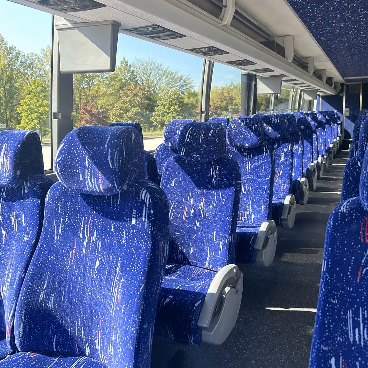 miramar charter bus interior